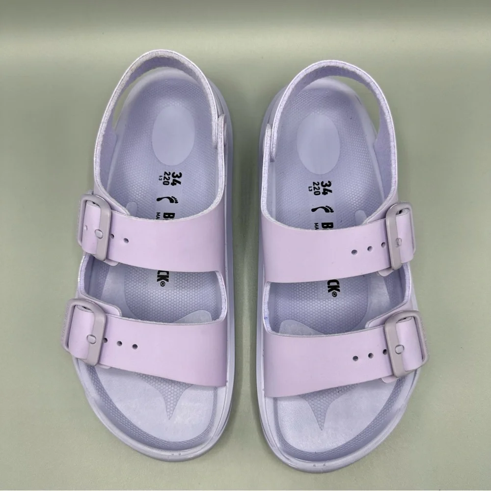 Birkenstock Kids Sandals Mogami Adjustable Closure Sandals SZ EU34/ US3 Purple
